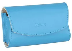 Nikon CS-S18 kožené pouzdro světle modré