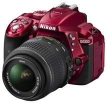 Nikon D5300 + 18-55 AF-S DX VR červená(VBA371K001)