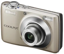 Nikon kompakt COOLPIX L22, 12MPix, stříbrný, 3.6x zoom