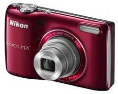 NIKON kompakt COOLPIX L26 - 16,1 MP, 5x zoom - Red