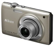 NIKON kompakt COOLPIX S2500, 12.1MPix, stříbrná, 4x zoom