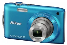 NIKON kompakt COOLPIX S3300 - 16 MP, 6x zoom VR - Blue