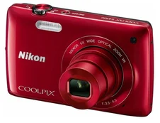 NIKON kompakt COOLPIX S4300 - 16 MP, 6x zoom VR - Red