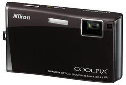NIKON kompakt COOLPIX S60, 10 MPix, black, 5x zoom