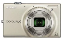 NIKON kompakt COOLPIX S6100, 15.9MPix, stříbrný, 7x zoom VR