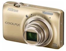 NIKON kompakt COOLPIX S6300 - 16 MP, 10x zoom VR - Gold