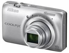 NIKON kompakt COOLPIX S6300 - 16 MP, 10x zoom VR - Silver