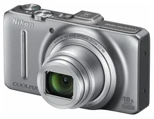 NIKON kompakt COOLPIX S9300 - 16 MP, 18x zoom VR - Silver