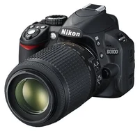 Nikon zrcadlovka D3100 + 18-55 II VR AF-S DX+55-200 VR AF-S DX, 14.2 MPix