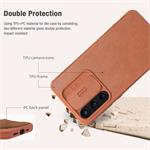 Nillkin Qin Book PRO puzdro pre Samsung Galaxy A55 5G Brown