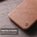 Nillkin Qin Book PRO puzdro pre Samsung Galaxy A55 5G Red