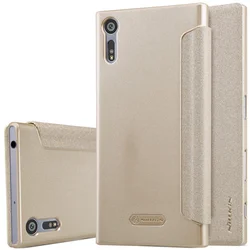 Nillkin Sparkle Folio Pouzdro Gold pro Sony Xperia XZ F8331