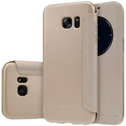 Nillkin Sparkle S-View Pouzdro Gold pro Samsung Galaxy S7 Edge G935