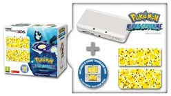 Nintendo New 3DS, bílá + Pokémon AS + Pikachu Faceplat (NI3H97022)
