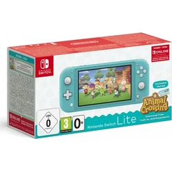 Nintendo Switch Lite Turquoise + Animal Crossing New Horizons + NSO 3M NSH130 - Herní konzole přenosné