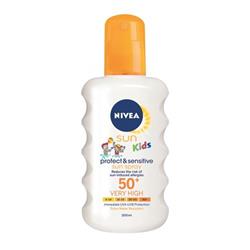 Nivea Sun Kids Protect & Sensitive Sun Spray SPF 50+ 200ml