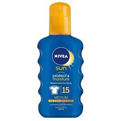 Nivea Sun Protect & Moisture Sun Spray SPF 15 200ml