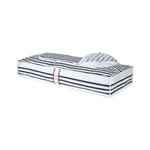 Nízký textilní úložný box na oblečení pod postel Compactor MARINE 100 x 45 x 15 cm