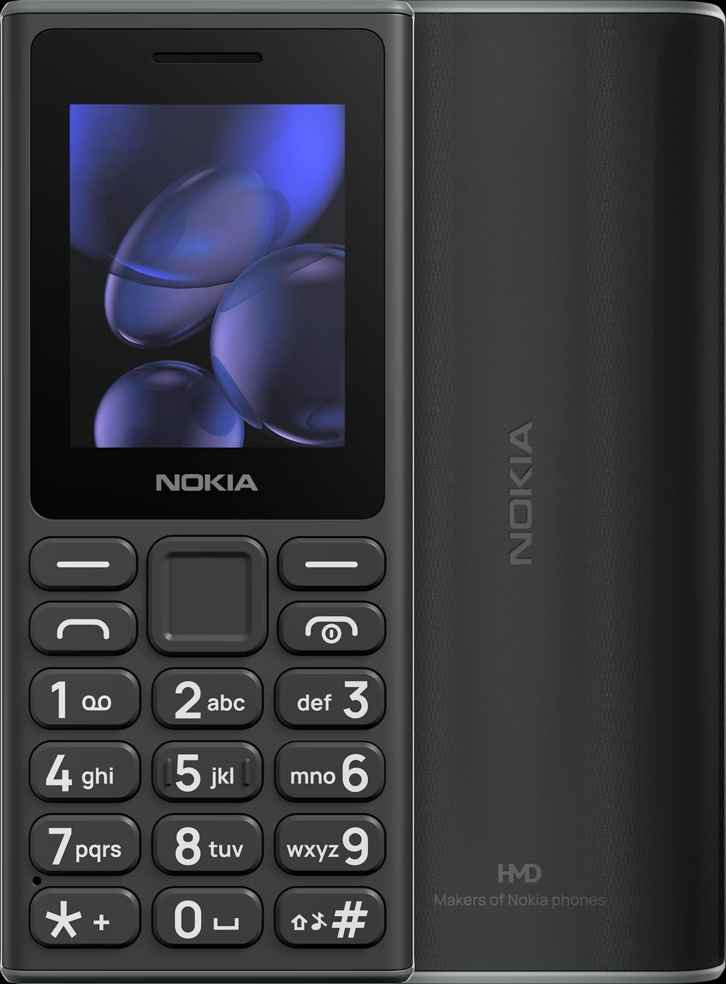 Nokia 105 Dual SIM, 2G, černá (2025), (CZ, SK, HU)