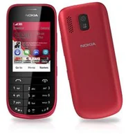 Nokia Asha 203 Dark Red - tmavě červený