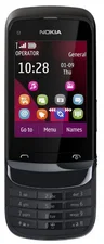 Nokia C2-02 (Touch and Type) Chrome Black