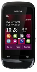 Nokia C2-03 Dual SIM (Touch and Type) Chrome Black