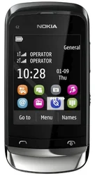 Nokia C2-06 Dual SIM (Touch and Type) Graphite