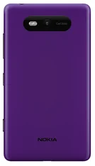 Nokia pevný kryt CC-3058 pro Nokia Lumia 820, fialová