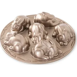 Nordic Ware Mini buchtičky Little Rabbits 6 formičiek 4 a pol šálky karamelu