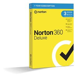 NORTON 360 DELUXE 25GB + VPN 1 uživatel pro 3 zařízení na 1rok ESD