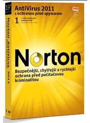 NORTON ANTIVIRUS 2011 CZ 1 USER RET (1 rok)