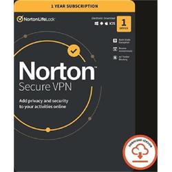 NORTON SECURE VPN ENG 1 uživatel na 1 zařízení na 1 rok ESD