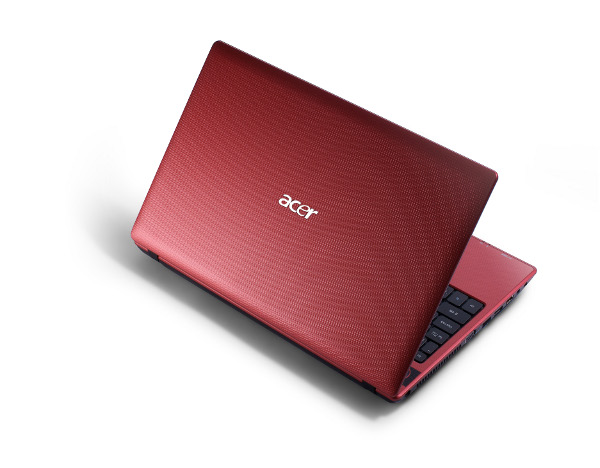 Notebook Acer Aspire 5253G-E304G50Mnrr 15,6" LED AMD E-300 4GB, 500GB, HD6470M s 1GB, DVD±RW WiFi cam W7HP-64bit red/červený