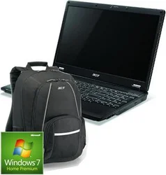 Notebook Bundle ACER Extensa 5635Z-433G50MN 15,6" LED T4300,3GB,500GB,DVD±RW,WiFi,BT,CAM,+ W7HP + batoh