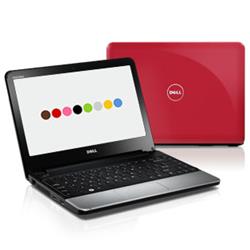 Notebook Dell Inspiron 1110 11,6" SU4100,2GB,320GB,WiFi,BT,CAM,VHP - 3yNBD, RED