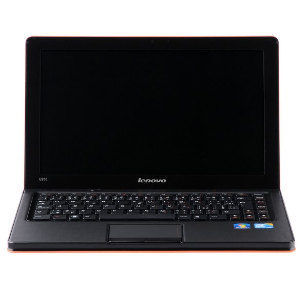 Notebook Lenovo ideapad U260 12,5"LED Core i3-380UM,4GB,320GB,bez DVD,WiFi,BT,CAM,W7HP-64bit, oranžový