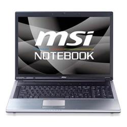 Notebook MSI CX700X 17" T4200,4GB,320GB,ATI HD4330, DVD±RW,WiFi,BT,CAM, bez OS