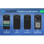 NOUS B3T WiFi Tasmota Smart 2-kanálový spínač s ovládaním závesov
