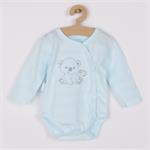 Nový detský tehotenský set Sweet Bear blue, veľkosť 62 (3-6m)