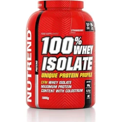 Nutrend 100% WHEY ISOLATE, 1800g, jahoda 8594073179678 - Sportovní výživy