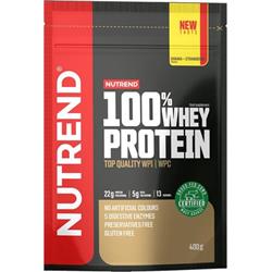 Nutrend 100% WHEY protein 400 g, banán + jahoda