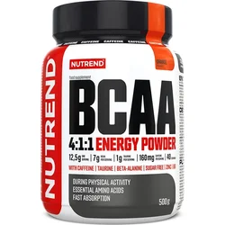 Nutrend BCAA 4:1:1 ENERGY POWDER 500 g, pomeranč