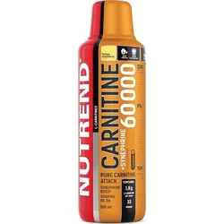 Nutrend CARNITINE 60000 + SYNEPHRINE 500 ml, žlutá malina