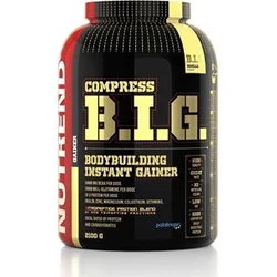 Nutrend COMPRESS B.I.G., 2100g, vanilka 8594073174482 - Sportovní výživy