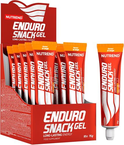 Nutrend ENDUROSNACK tuba, 75 g, oranžová