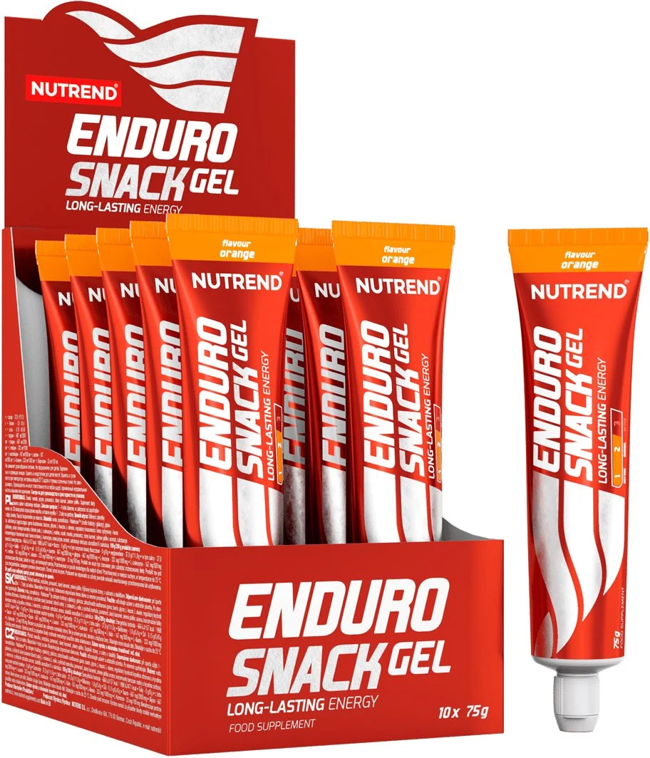Nutrend ENDUROSNACK tuba, 75 g, oranžová