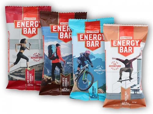 Nutrend ENERGY bar 60 g, mix 4ks