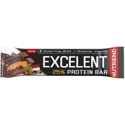 Nutrend EXCELENT Bar DOUBLE 85 g, čokoláda+nugát s brusinkami