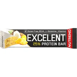 Nutrend EXCELENT proteínová tyčinka 85 g, ananás s kokosom, 5ks