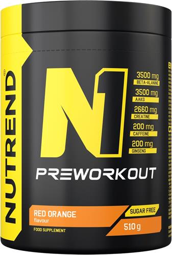 Nutrend N1, 510g, červeno-oranžová